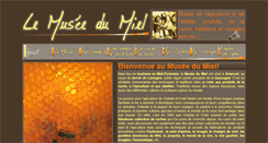 Desktop Screenshot of musee-du-miel.com